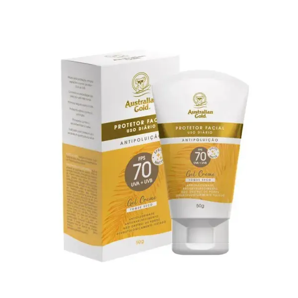 3003 - Protetor Solar Facial Matte FPS 70 50g Australian Gold 3003 - Protetor Solar Facial Matte FPS 70 50g Australian Gold
